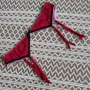 Victoria's Secret Pink and Black Garter